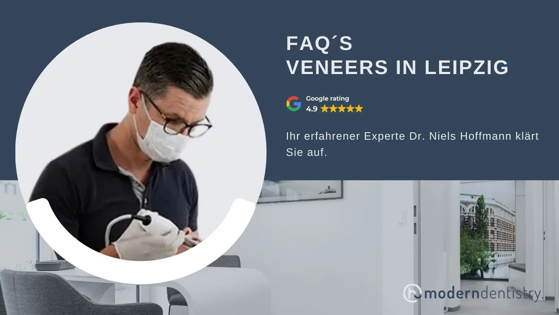 Videovorschau: Die häufigsten Fragen zu Veneers in Leipzig, beantwortet von Dr. Niels Hoffmann