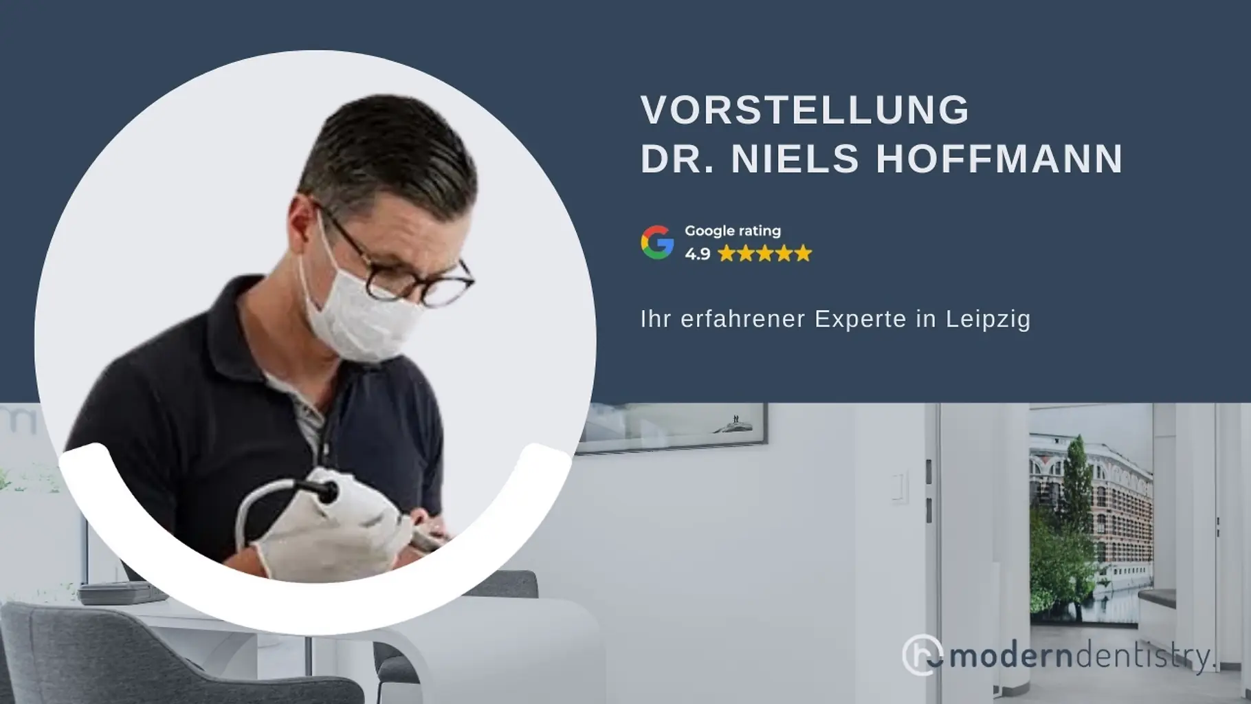 Videovorschau: Vorstellung von Dr. Niels Hoffmann, Zahnarzt in Leipzig